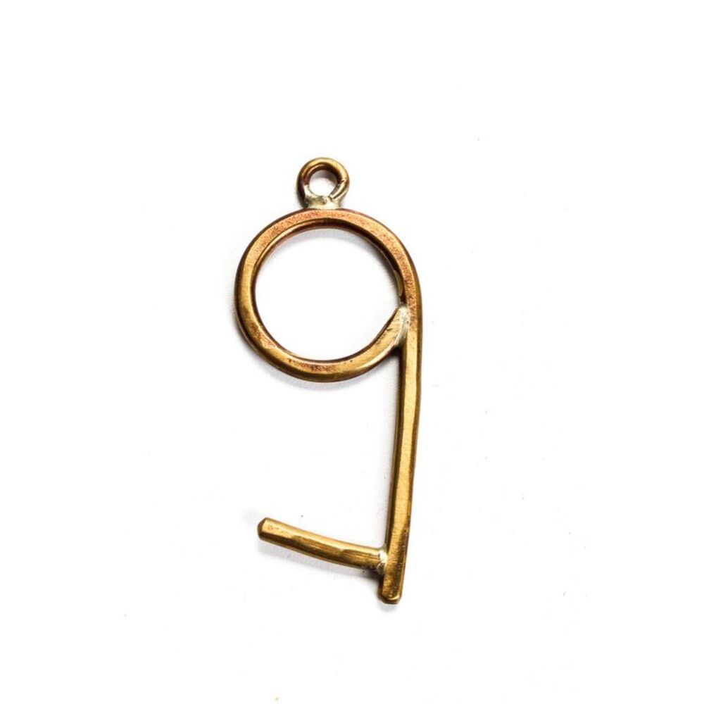 Designer Womens Bronze Tone Metal 6 Key Chain Key Ring
